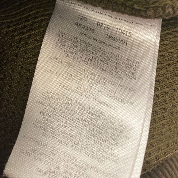 Columbia Men's Elastic Waist Drawstring Jogger Cropped Sweatpants Green Large - Picture 10 of 10